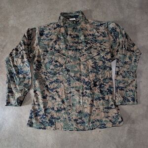 Men's Digital Woodland Camouflage Field Jacket - Military Style